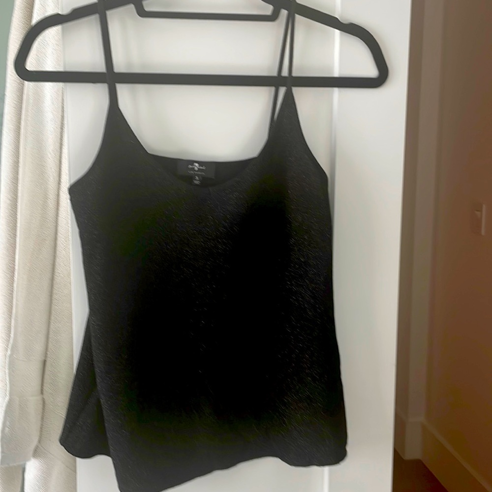 Sparkly(not sequins)  tank top from designer brand